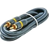 Steren Python Home Theater Cables - Audio cable - 26 AWG - RCA (M) - RCA (M) - 25 ft - shielded - blue