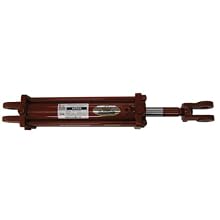 Prince Series Double-Acting Tie-Rod Hydraulic Cylinder, Clevis Mounting, Red, UNF