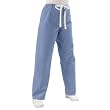 Medline Unisex Reversible Drawstring Scrub Pants - Ciel Blue