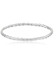 Sterling Silver Twisted Bangle Bracelet