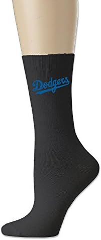 MLB 2016 Dodgers Blue Logo Crew Socks For Men And Women Black