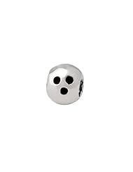 Bowling Ball Charm in Silver for 3mm Charm Bracelets