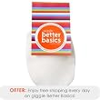 giggle Better Basics Baby Mitts, Organic Cotton - Ivory