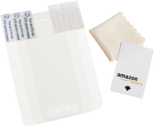 AmazonBasics Anti-Glare Screen Protector Film for iPhone 3G; 3GS - 3 pack