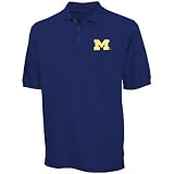 Nike Michigan Wolverines Navy Blue Dri Fit Polo