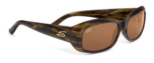 Serengeti RX Eyewear Bianca Sunglasses (Dark Stripe Tortoise, Drivers)