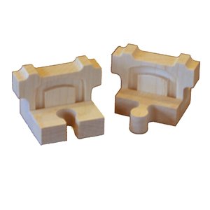 Wooden Buffer Bumper Set Track Adapter Connector Thomas Train Track