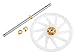 Microheli Titanium Main Shaft/CNC Delrin Main Gear/Auto-Rotation Hub Set (Gold) - Blade 230S V2