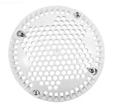 Jacuzzi/Cantar MD Series Main Drains Replacement Parts Anti-Vortex Cover White w/ screws 43112804K