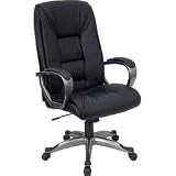 Black Leather High Back Executive Office Chair [BT-9176-BK-GG]