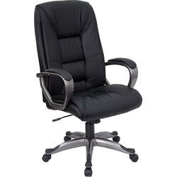 Black Leather High Back Executive Office Chair [BT-9176-BK-GG]