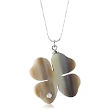 ZEFFIRA Quadrifoglio Four Leaf Pendant, 18
