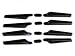 1 Draganflyer RC Helicopter Folding Nylon Rotor Blade Set