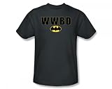 Batman WWBD Logo What Would Batman Do DC Comics Hero T-Shirt Tee