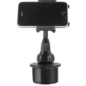 Macally mCup Adjustable Cup Holder for All Portable Devices in Vehicle (Black)