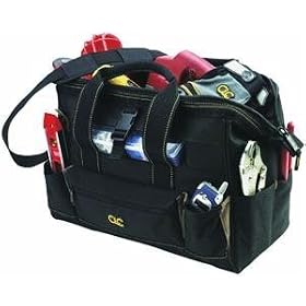 Custom LeatherCraft 1534 16 Tote Bag with Top Plastic Tray