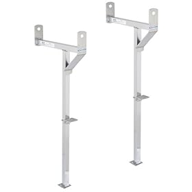 Werner TR101-A Aluminum Removable Pickup Truck Rack, 250 Pound Capacity