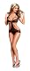 Lowest Price Black Sexy Lurex Demi Cutout Mini Dress & G-String Set Don’t Wait