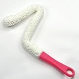 KLOUD City &reg; Long neck foam tipped wine bottle / glass / decanter washing brush / scrubber plus KLOUD cleaning cloth