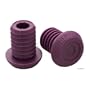 Flybikes Rubber Bar End Plugs Purple