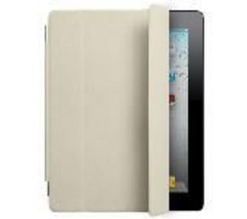 Leder Smart Cover - creme