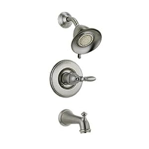 Delta Faucet 1455SS-716SS Victorian Pressure Balance Shower, Stainless by DELTA FAUCET