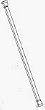 1x23-1/2 White Tension Rod