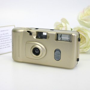 Solid Gold Disposable Wedding Camera
