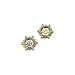 14K Yellow/White Gold 1/4 ct. Diamond Earring Jackets
