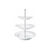 Produkt-Bild: ASA Selection Grande Etagere tiefe Teller 3-stufig weiss (2.Wahl) + 1x CoffeeCube nach Wahl (je Bestellung) kostenlos dazu