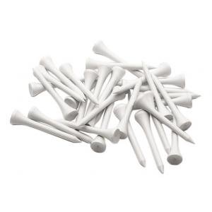 Silverline Holztees weiss 70mm, 100 Stück