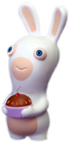 Gaya Entertainment GmbH Raving Rabbids Figur 12cm Squeezee, Geburtstags Hase