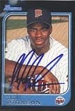 J.J. Johnson, New Britain Rock Cats - Twins Affiliate Autographed Card