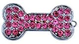 Beau Nouveau BNBTSMBBONEBT0.5 Crystal Bling Small Bone Barrette - Blue Topaz - 0.5 Inch