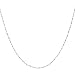 Sterling Silver Beaded Chain Necklace