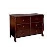 Delta Children's Products Eclipse Double Dresser in Black Cherry