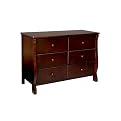 Delta Children's Products Eclipse Double Dresser in Black Cherry