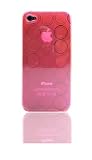 f�r iPhone 4 Silikon Tasche Pink Rosa - 