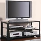 TV Stands Contemporary Metal and Glass Media Console by Coaster