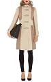 Faux Fur Trim Duffle Coat