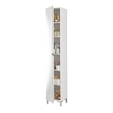 FMD Tarragona Hochschrank Tarragona B/H/T 33.5 x 195.5 x 31.5 cm, wei�