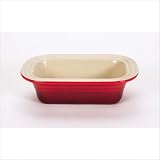 Le Creuset Stoneware Deep-Dish Loaf Pan, Red