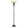 Quoizel Gotham Tiffany 1 Light Torchiere