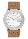 GUCCI G-Dial 101G Camel Leather Watch #YA101402
