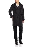 Kenneth Cole Mens Double Breasted Belted Trench Coat