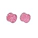 Longbeauty Set 12Pcs Organic Shattered Quartz Stone Ear Plugs Saddle Gauges