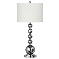 3 Way Treviso Metal Table Lamp - Silver
