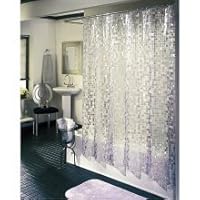 Disco Vinyl Prism Transparent Shower Curtain