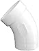 Genova Products 72715 45° Street Elbow Pipe Fitting, 1 1/2