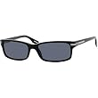 Hugo Boss 0318/S Men's Polarized Rectangular Full Rim Sports Sunglasses - Black/Gray